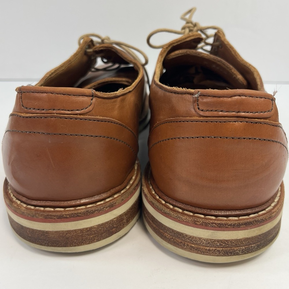 Allen Edmonds Nomad Men's Derby Shoes Size 11 D US Tan Leather Plain Toe Oxford - Picture 5 of 8